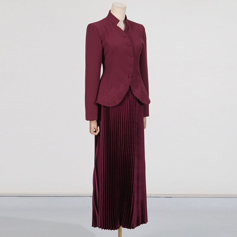 Elegant Two-Piece Skirt Set