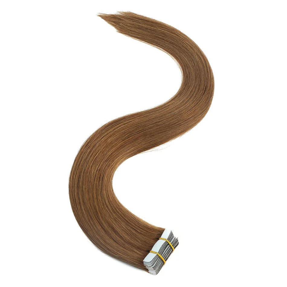 20pcs Remy Straight Invisible Tape Ins Hair Extensions - HalleBeauty