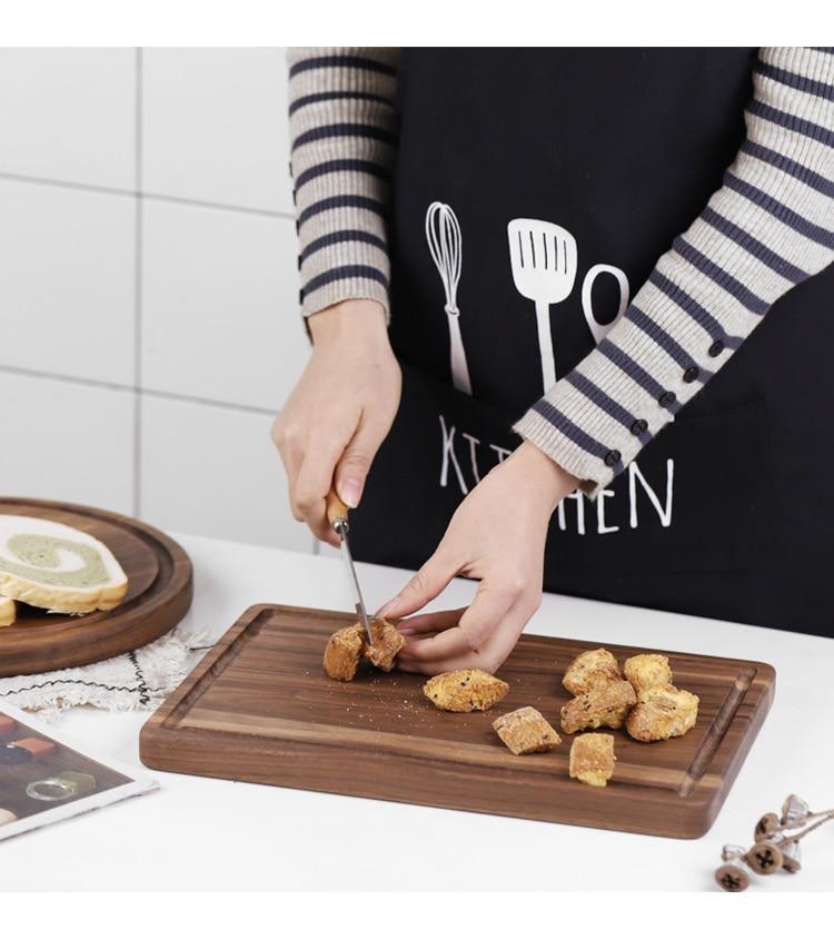 Black Walnut Wood Cutting Board - Fruit Tray & Chopping Block