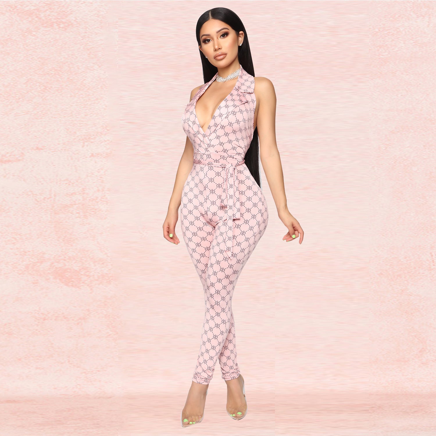 Halter Jumpsuit Women | Stylish & Comfortable Fashion Choice