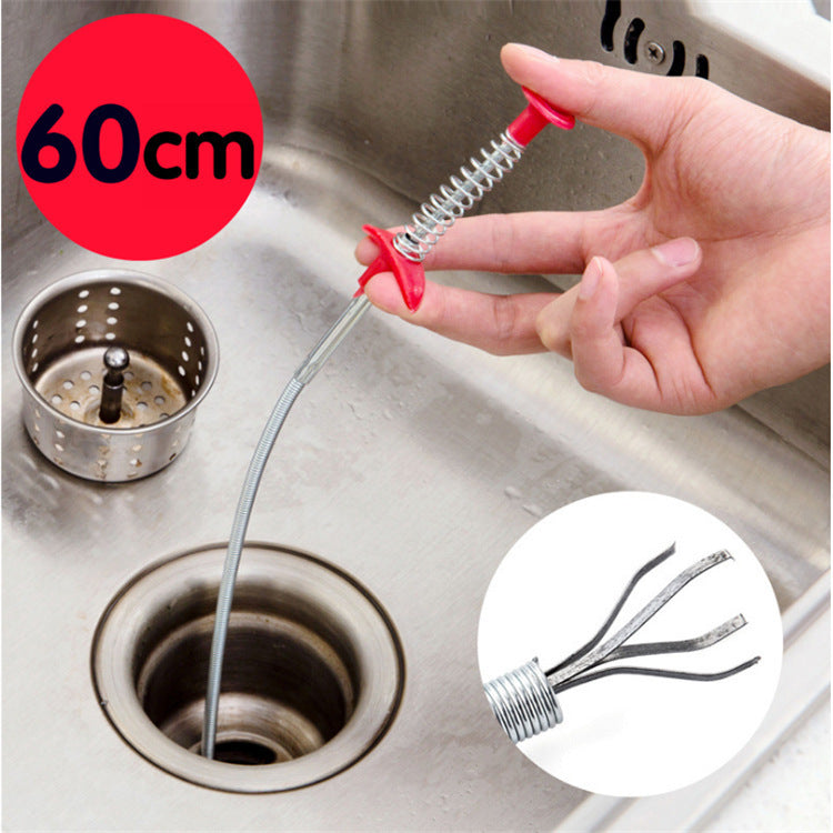 60CM Sewer Dredger - Drain Clog Remover & Hair Cleaner Tool