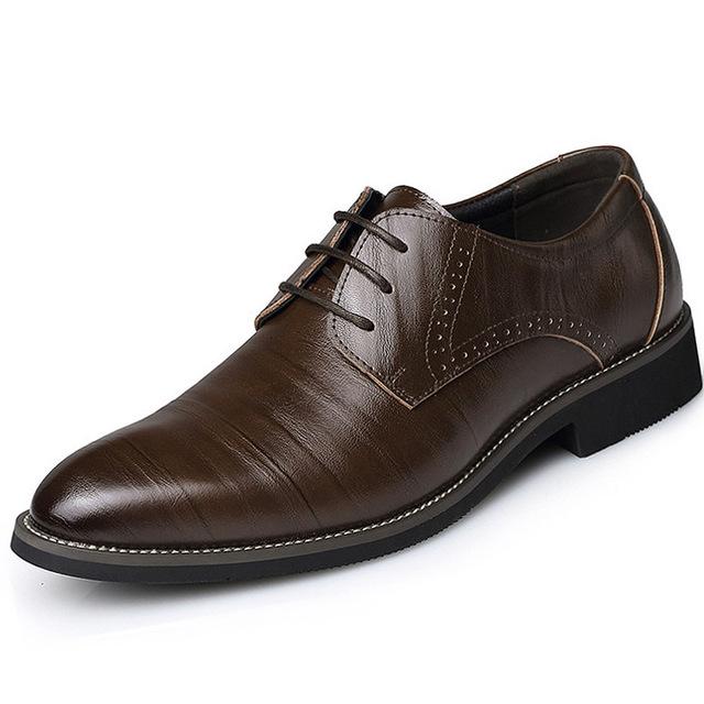 Men's Premium Leather Dress Shoes: The Essence of Refined Luxury - HalleBeauty