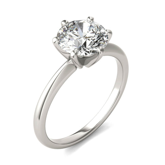 Six Prong Lab Grown Diamond Engagement Ring 2 CTW