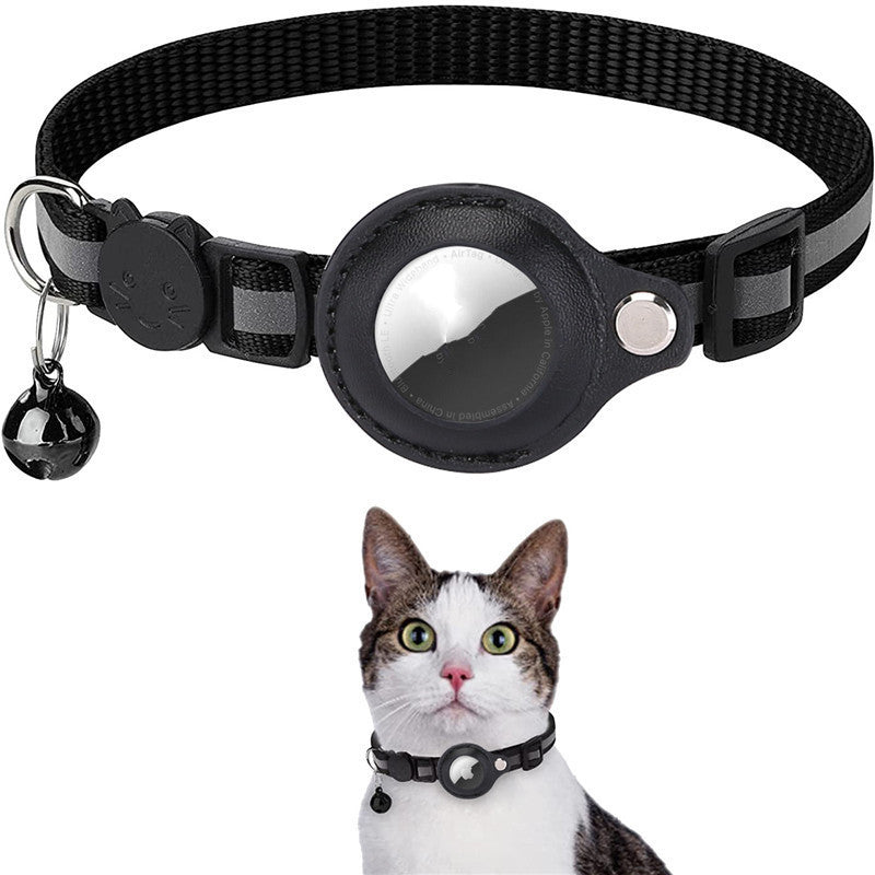 Reflective Waterproof Airtag Holder Collar | Safe for Cats & Dogs