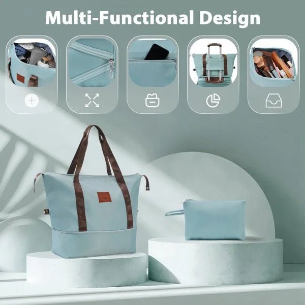 3 - Piece ABS Hard Shell Luggage Set - Durable & Stylish Travel Solution - HalleBeauty