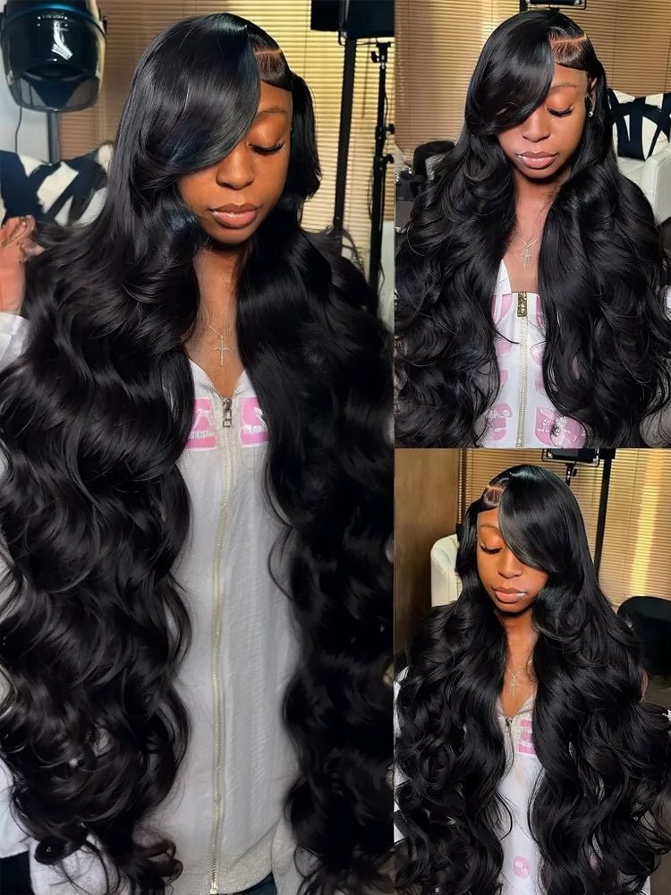 30 - 40 Inch Body Wave Lace Wig Human Hair - HalleBeauty