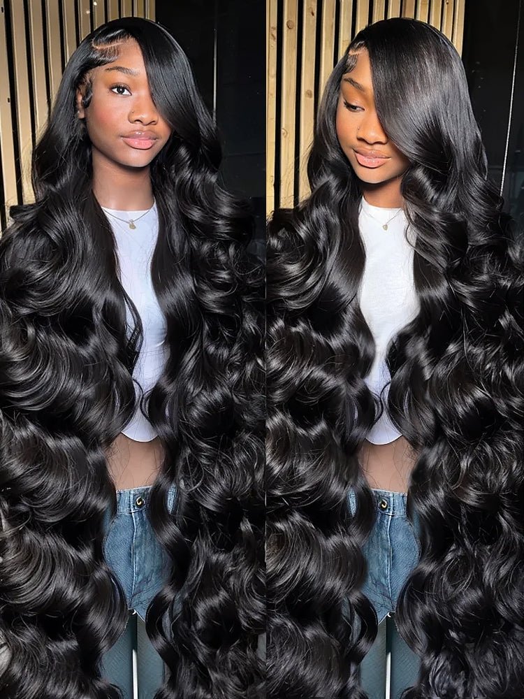30 - 40 Inch Body Wave Lace Wig Human Hair - HalleBeauty