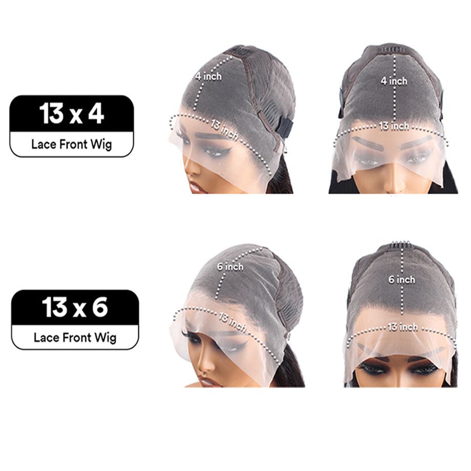 30 - 40 Inch Body Wave Wig – HD Lace Natural - HalleBeauty