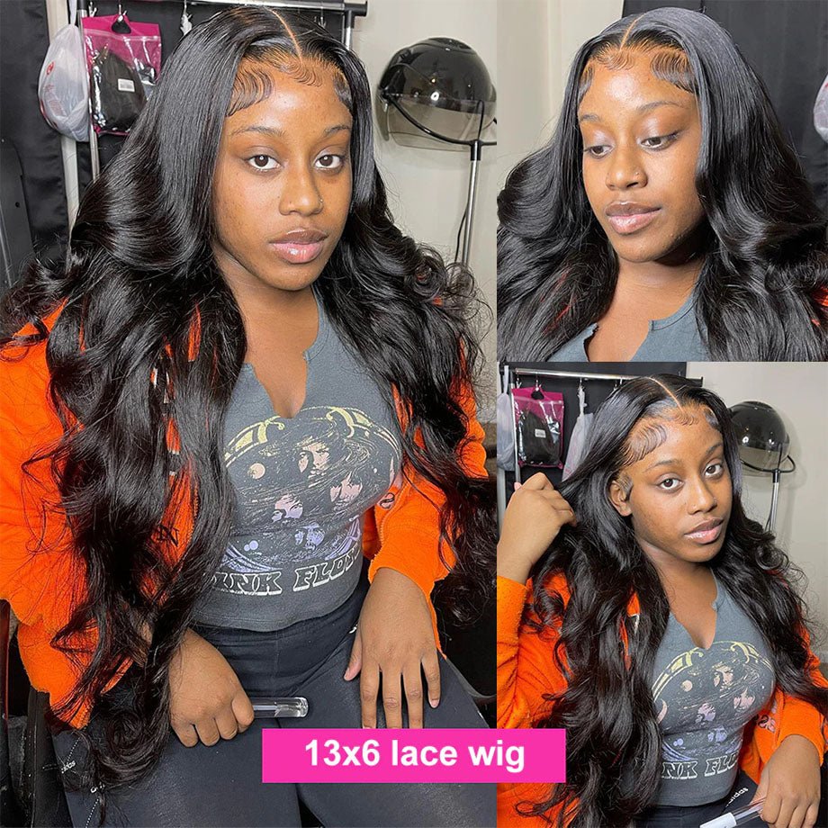 30 - 40 Inch Body Wave Wig – HD Lace Natural - HalleBeauty