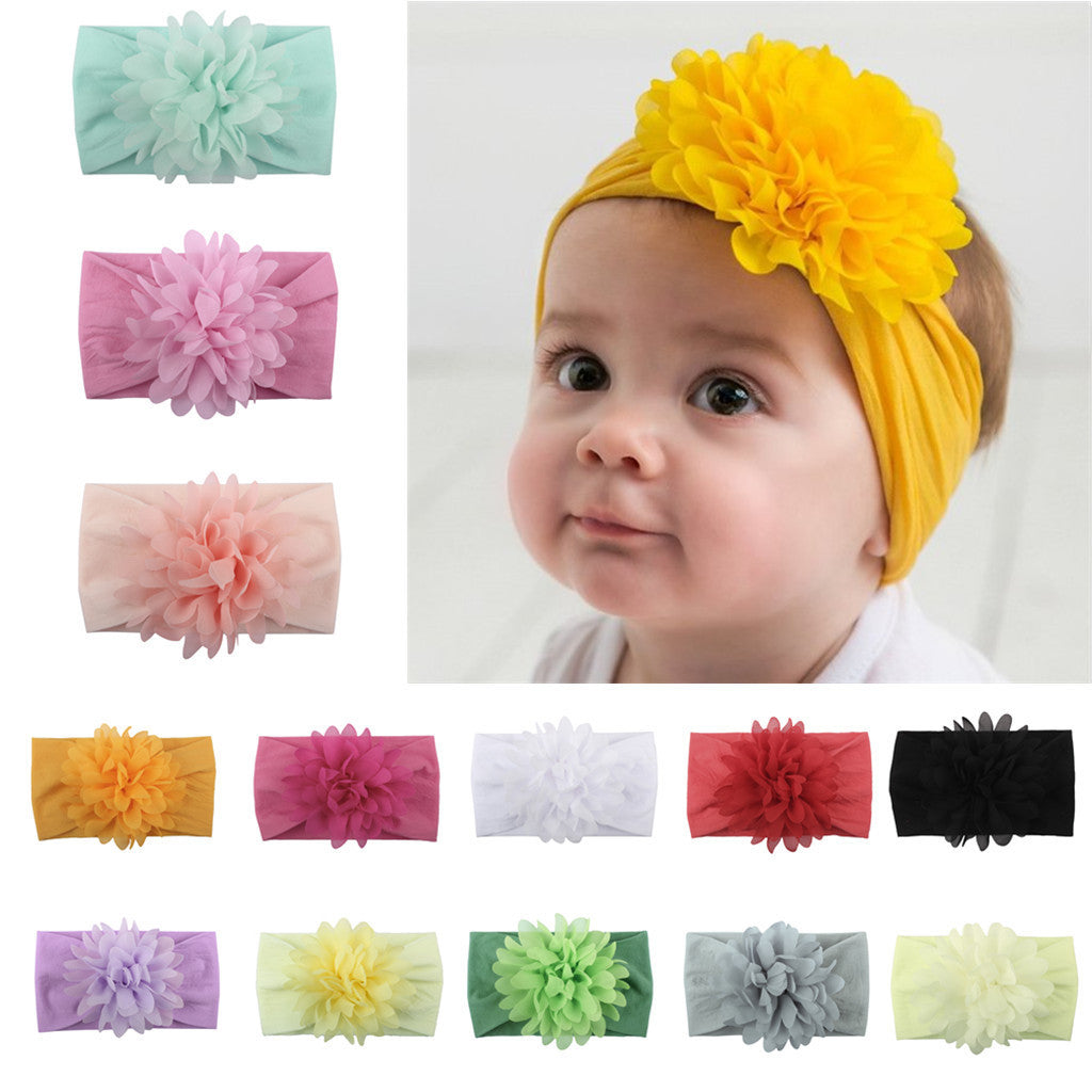 Chiffon Flower Baby Headband - Cute Princess Hair Accessory