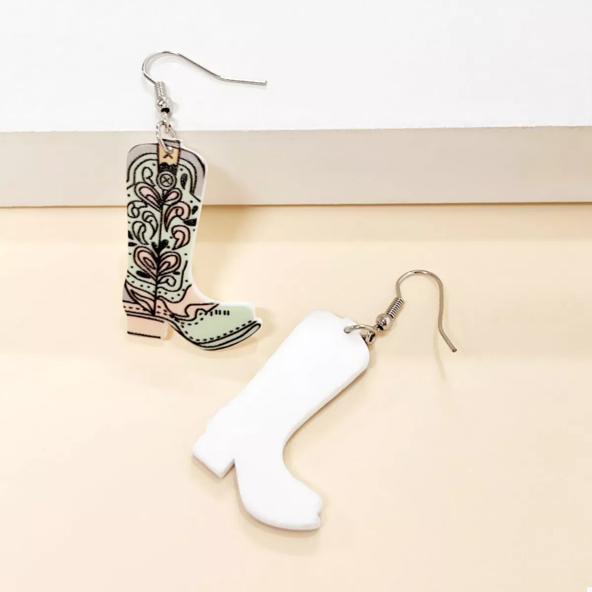 Western Boot Dangle Earrings | Shop Hallebeauty