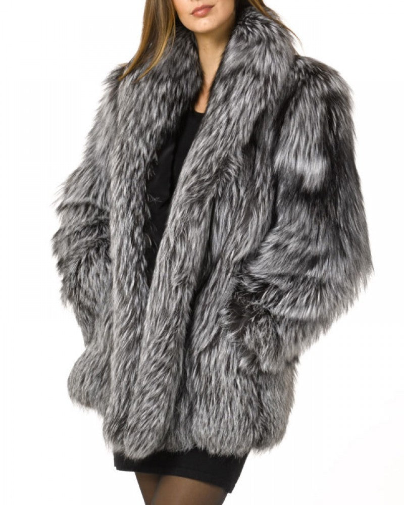 Women’s Faux Fur Coat - Elegant & Cozy Winter Wear