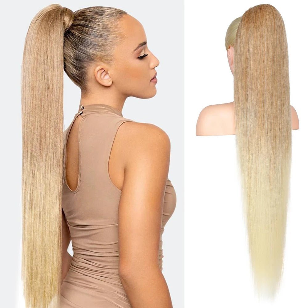 36 - Inch Curly Drawstring Ponytail Extension - HalleBeauty