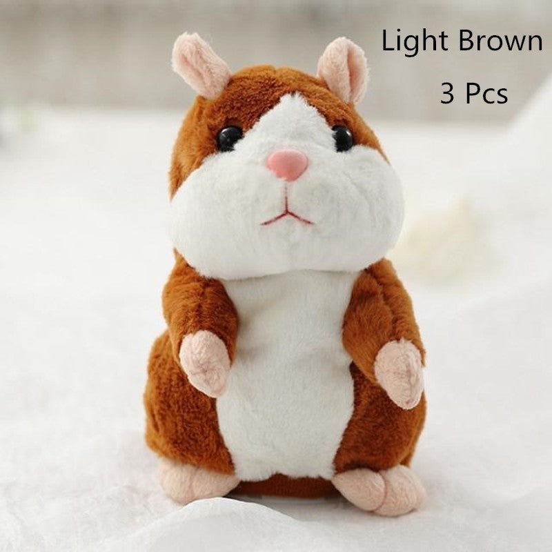 15CM Talking Hamster Toy | Fun Repeating Plush for Kids