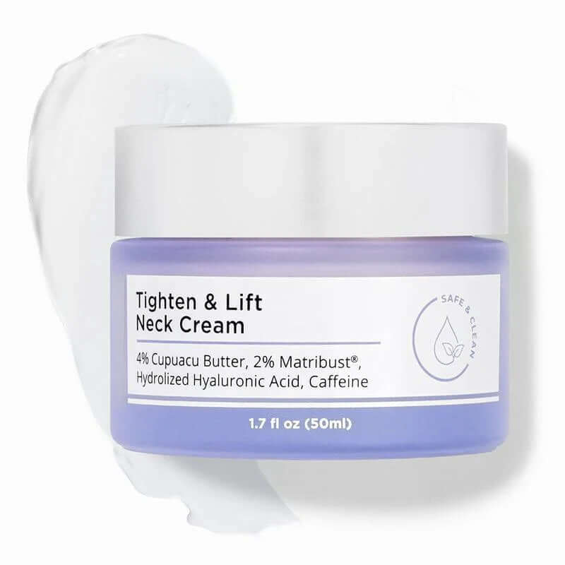 Hallebeauty Neck Cream- Tighten
& Lift Firming Neck Cream for Crepey Skin