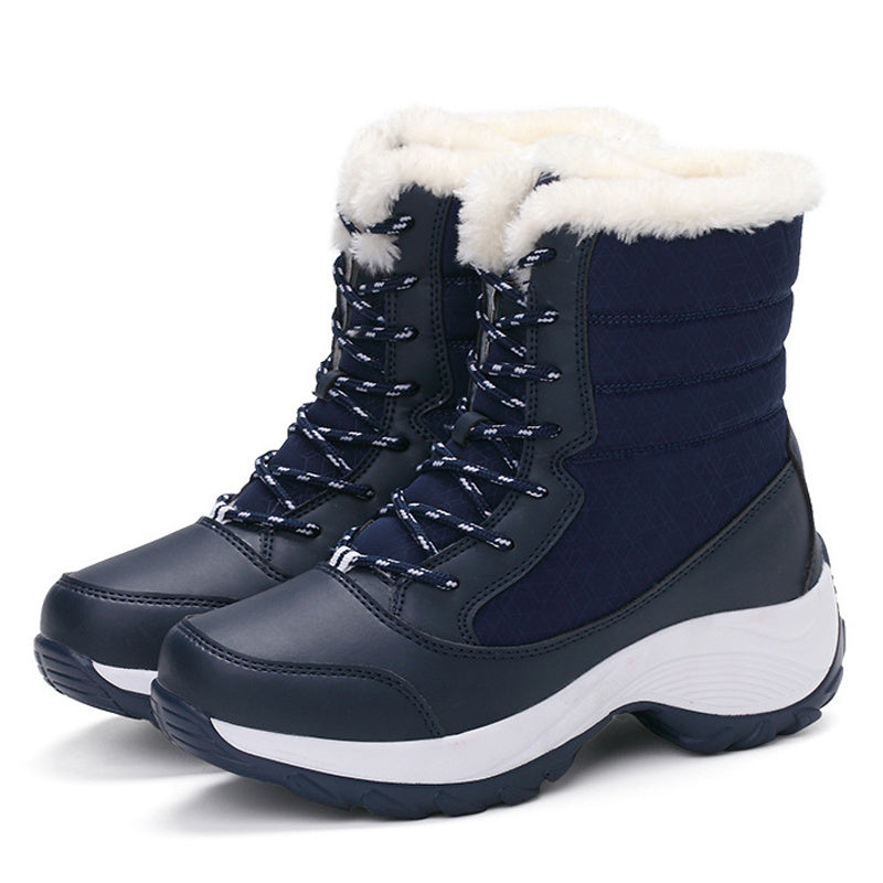 Women’s Plush Warm Ankle Snow Boots - Winter Shoes