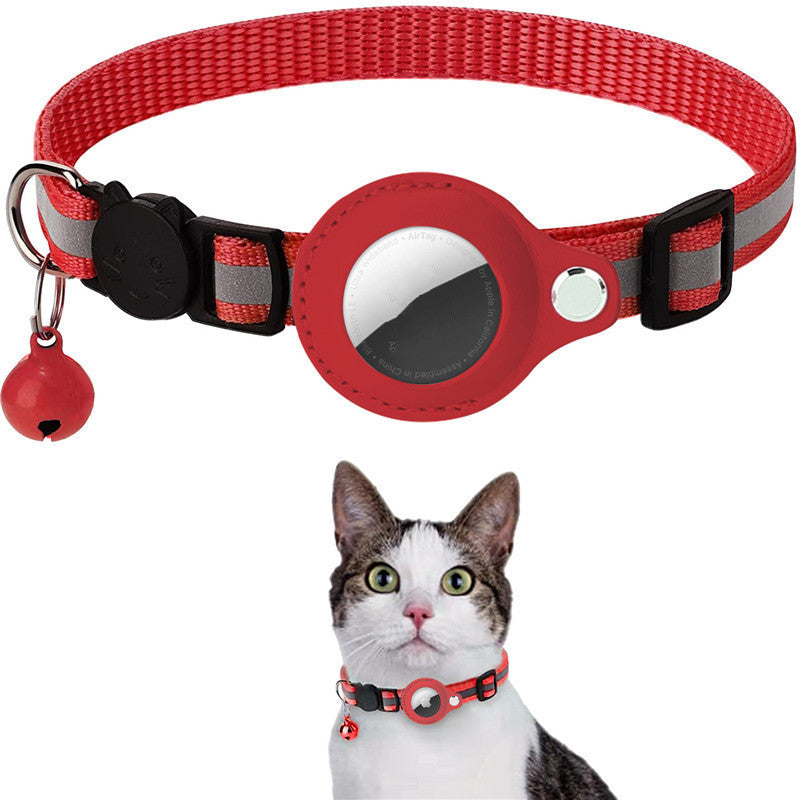 Reflective Waterproof Airtag Holder Collar | Safe for Cats & Dogs