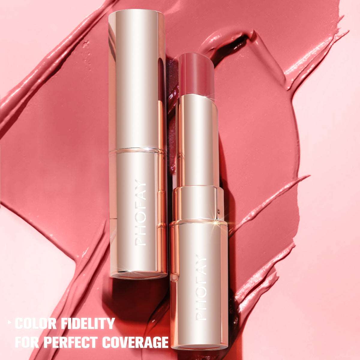 PHOFAY Moisturizing Lipstick | Long-Lasting Color & Hydration for Lips