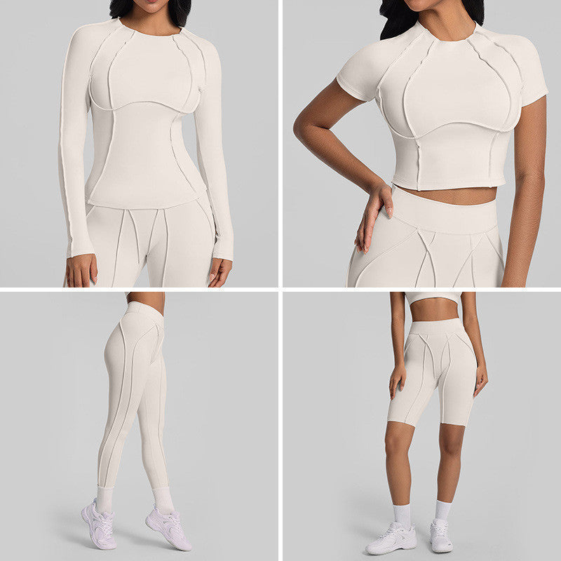 Women's Quick-Dry Yoga Suit – Fitness Top & Pants | Hallebeauty
