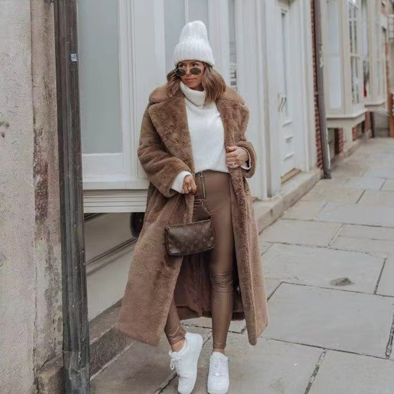 Artificial Fur Coat – Luxe Warmth Meets Sophistication