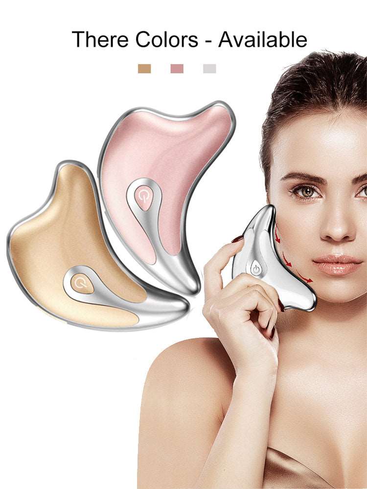 Gua Sha Facial Massager - LED & Microcurrent Skin Rejuvenation