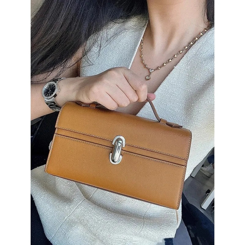 Chic Square Vintage Handbag – Retro Women’s Purse