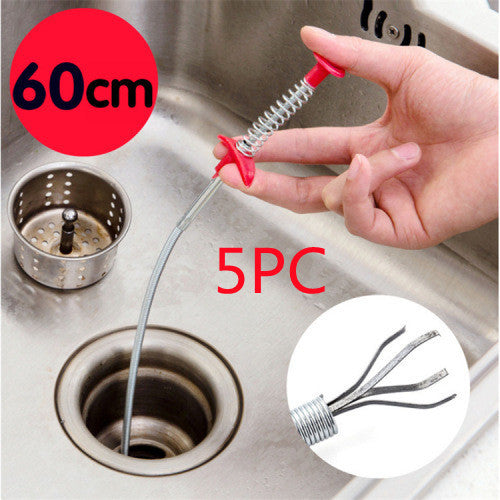 60CM Sewer Dredger - Drain Clog Remover & Hair Cleaner Tool