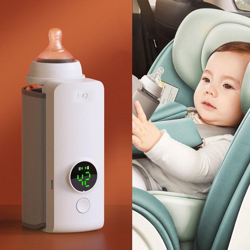 Portable Wireless Baby Bottle Warmer - USB Charging