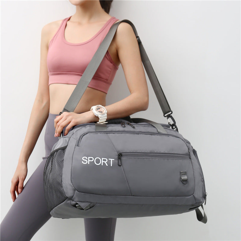 Multi-Use Gym & Travel Bag – Waterproof, Shoe Compartment