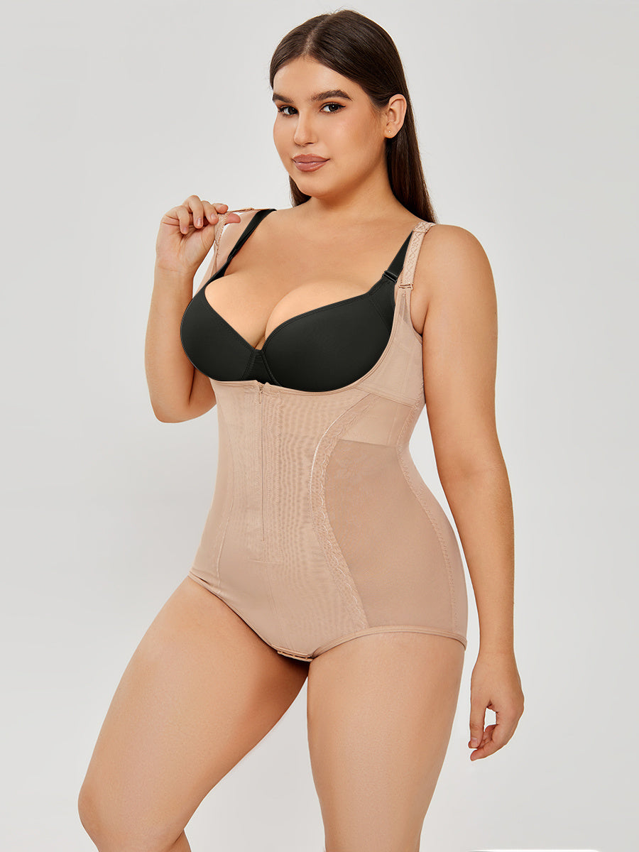 Tummy Control Shapewear Bodysuit - Slim Body Shaper