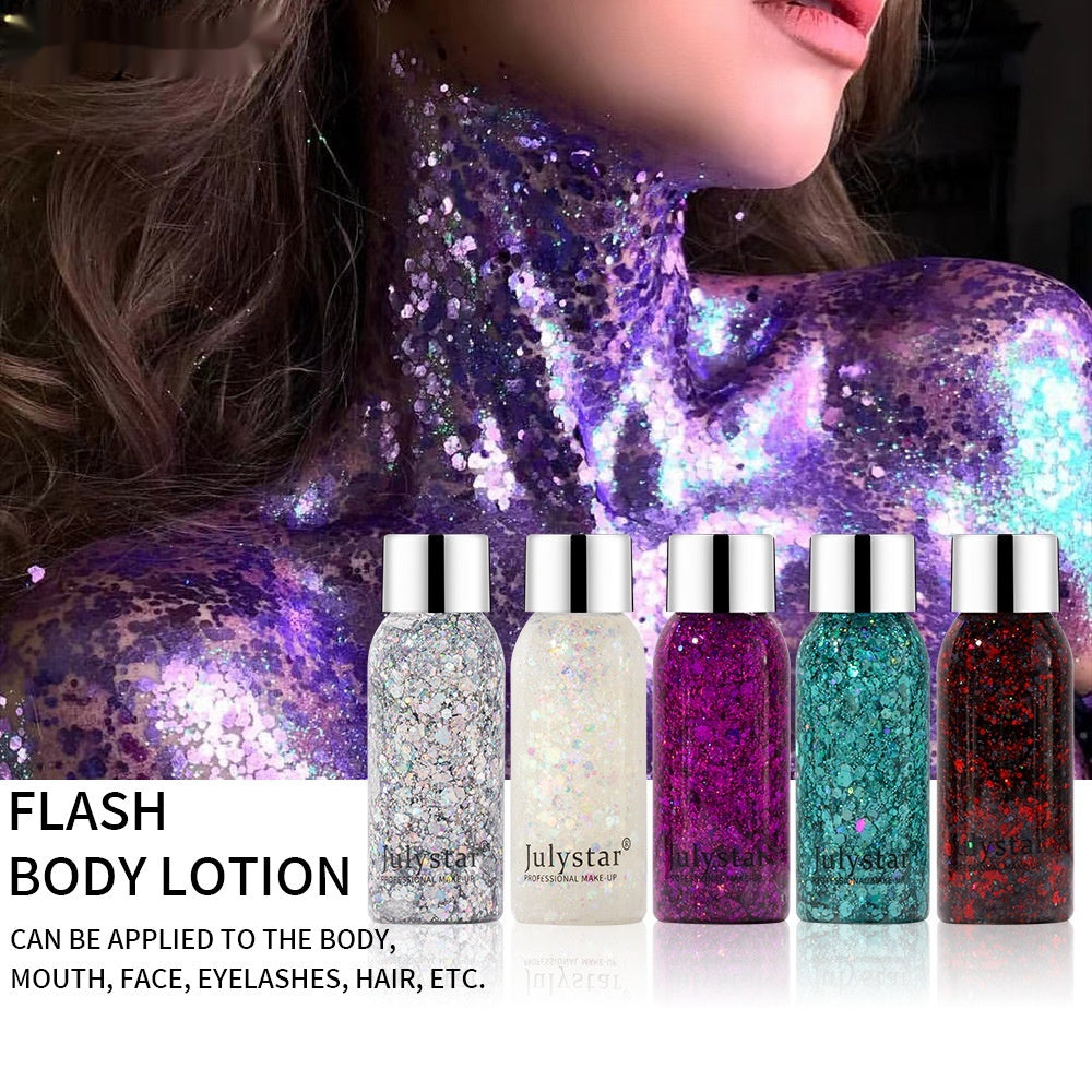 Blue Sequins Liquid Eye Shadow