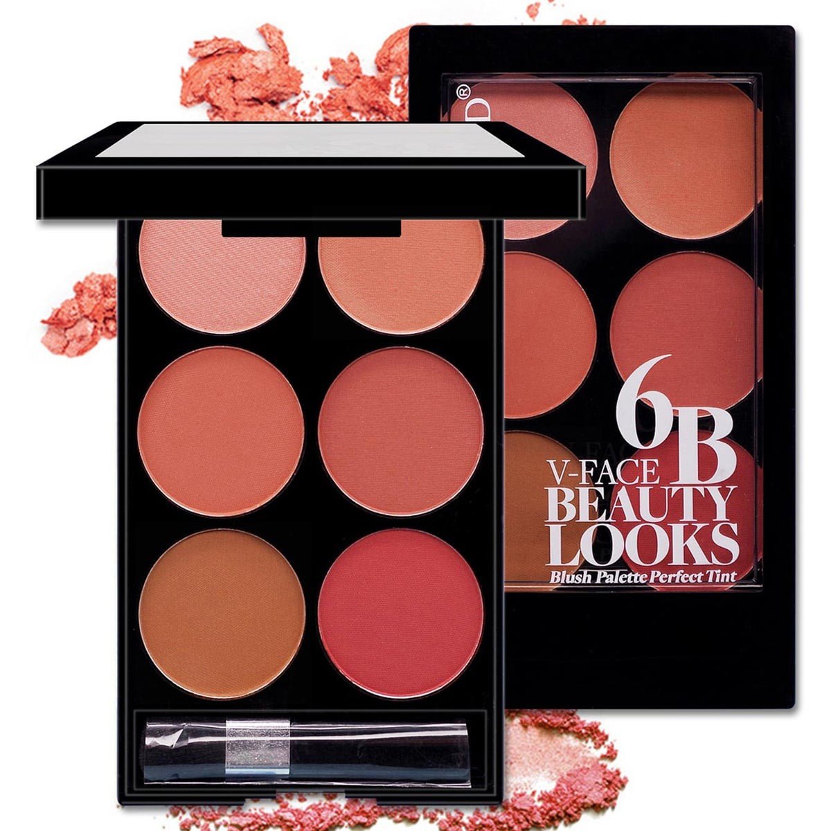 6 - Color Blush & Contour Palette - HalleBeauty