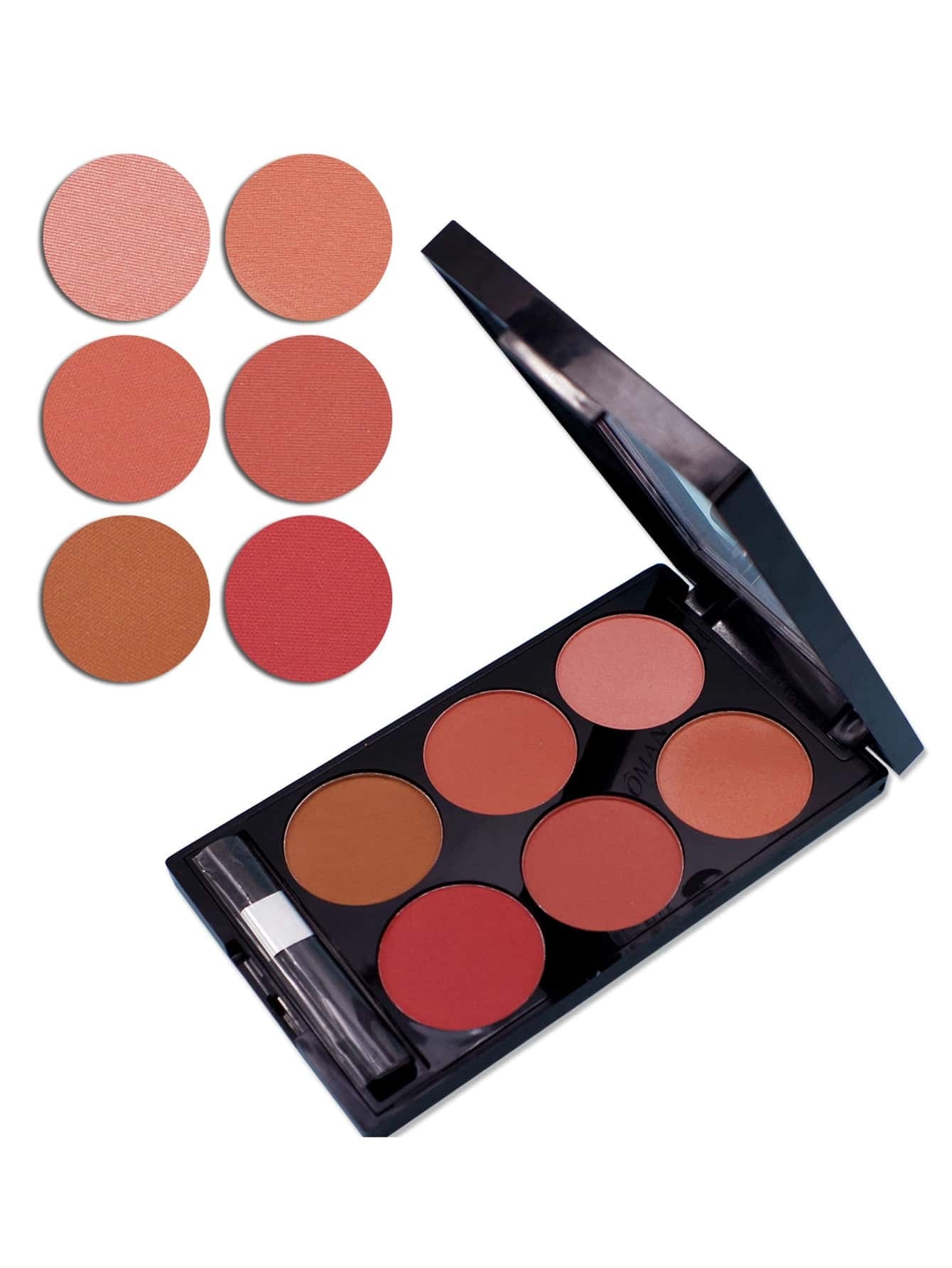 6 - Color Blush & Contour Palette - HalleBeauty