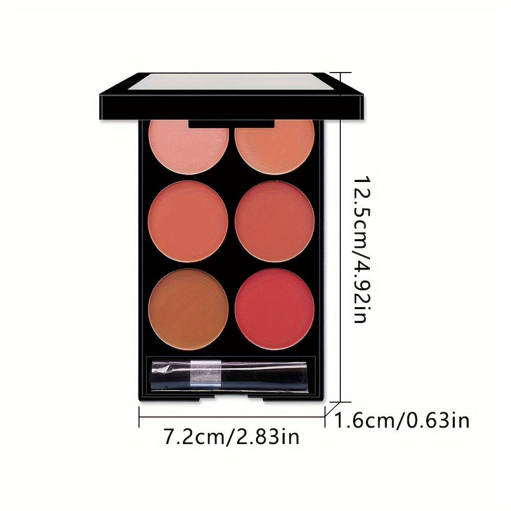 6 - Color Blush & Contour Palette - HalleBeauty