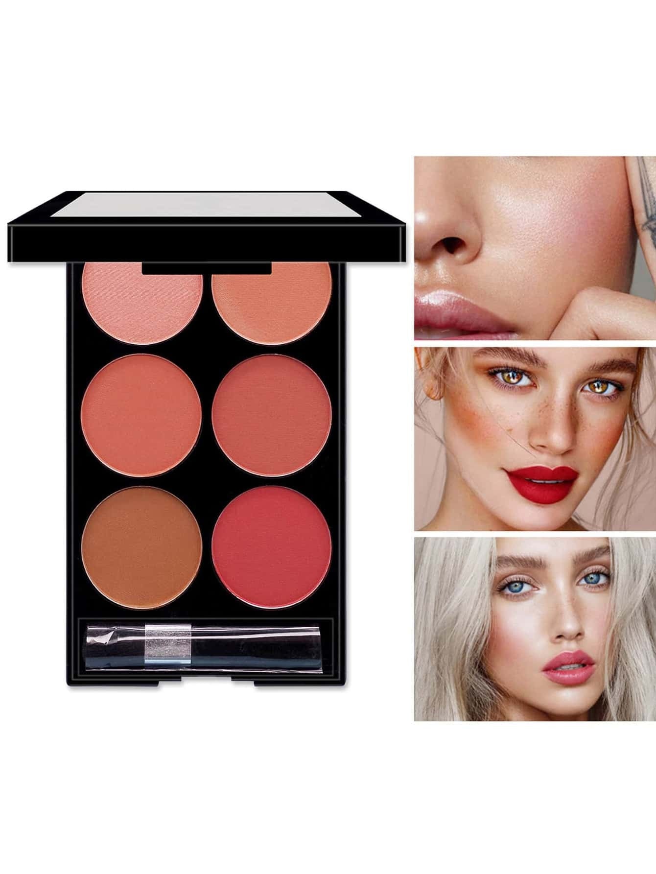 6 - Color Blush & Contour Palette - HalleBeauty