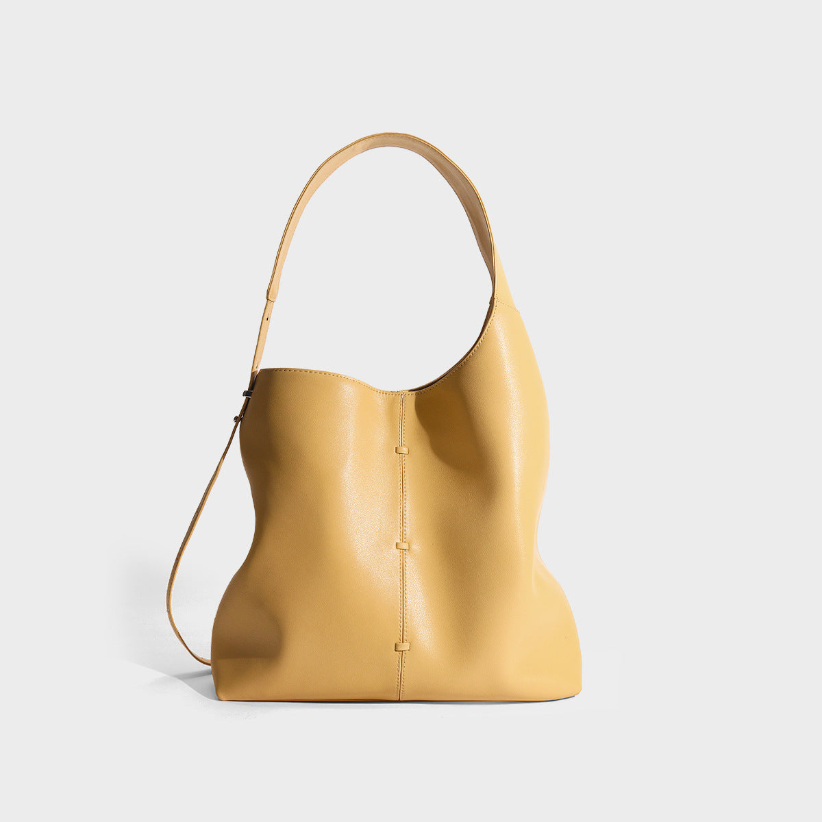 Women's Large Capacity Leather Underarm Bag | Hallebeauty
