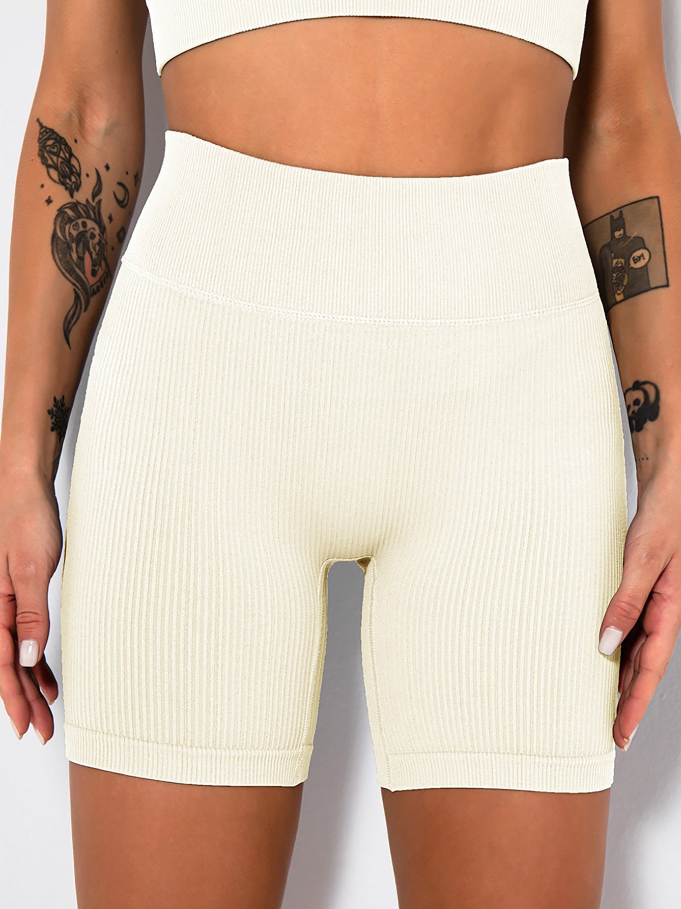 High Waist Seamless Yoga Shorts 