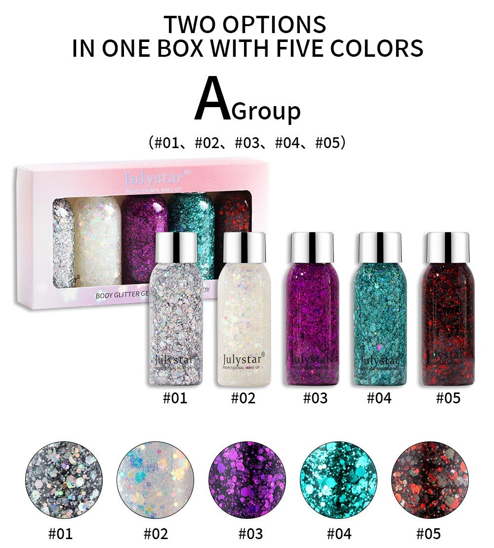 Blue Sequins Liquid Eye Shadow