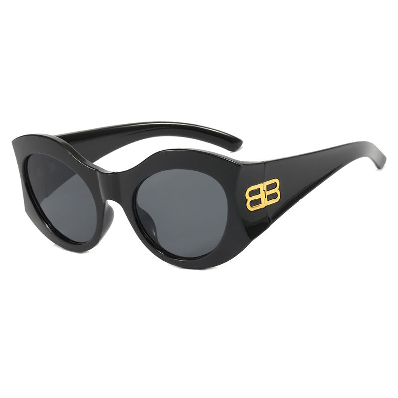 Vintage Square Cat Eye Sunglasses