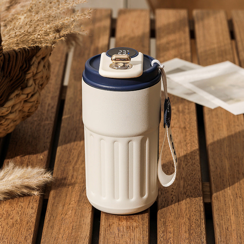 Smart Digital Thermal Bottle | 450ml Insulated Coffee Mug