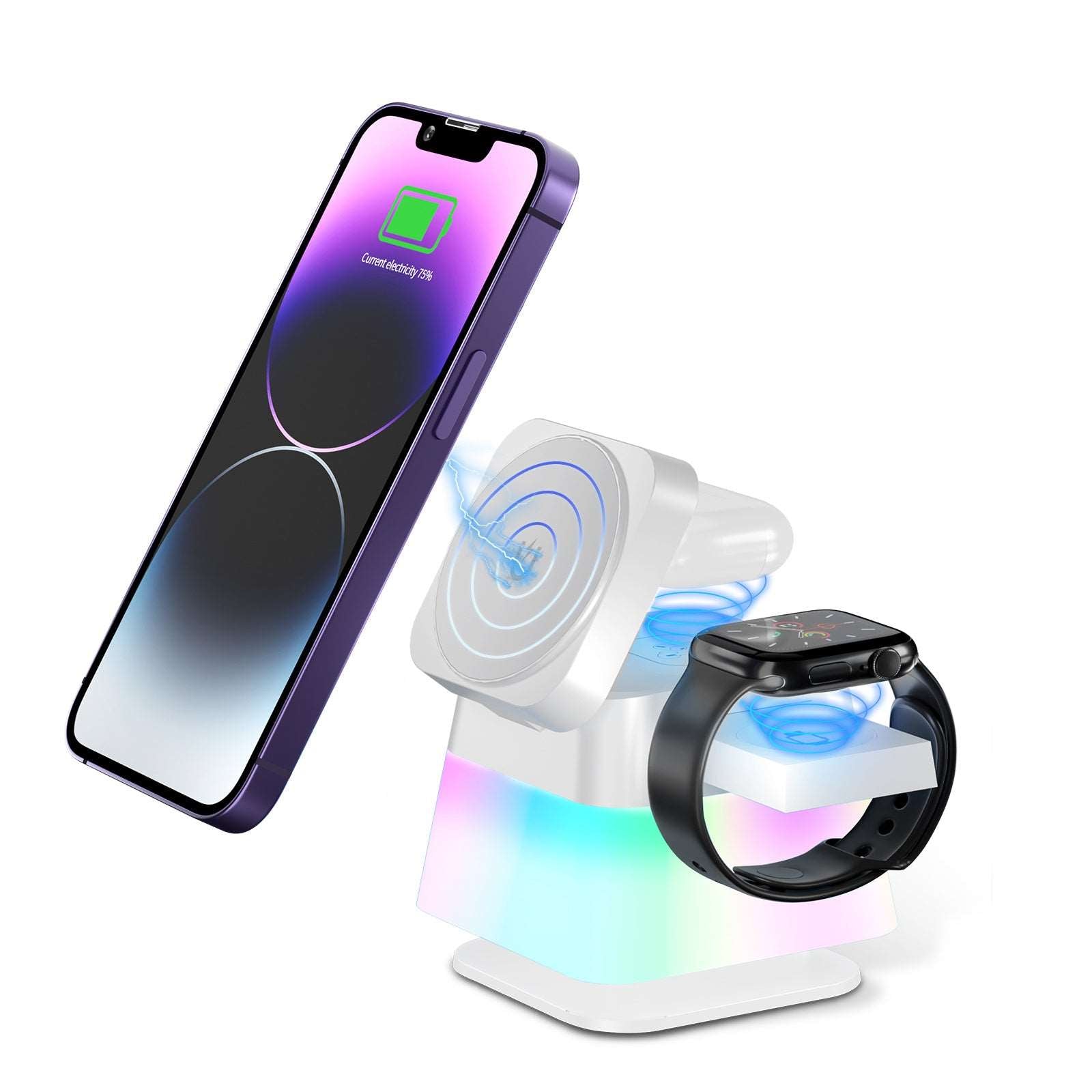 4-in-1 Rotatable Wireless Charging Hub