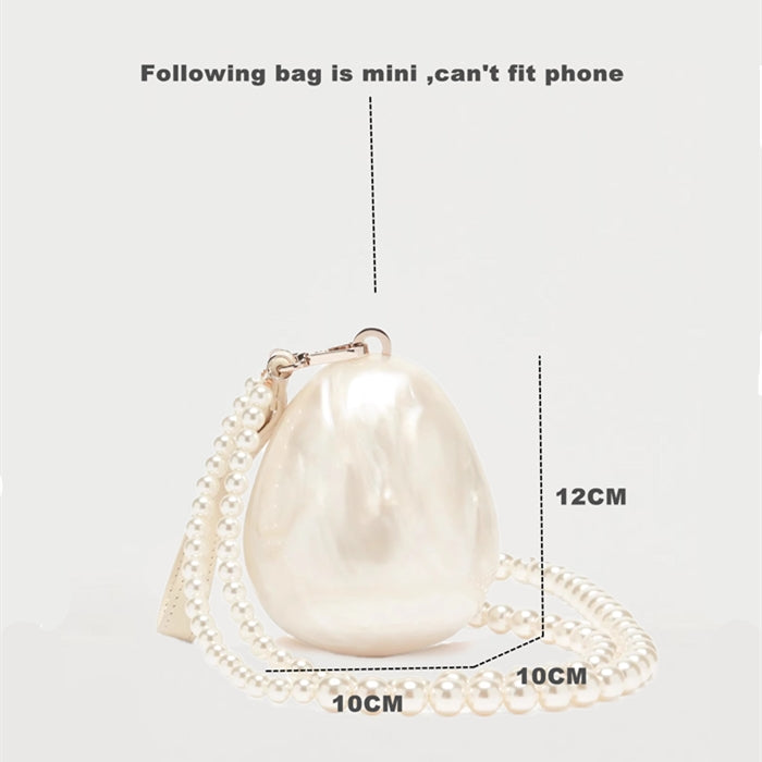 Acrylic Pearl Evening Clutch Bag – Wedding, Prom