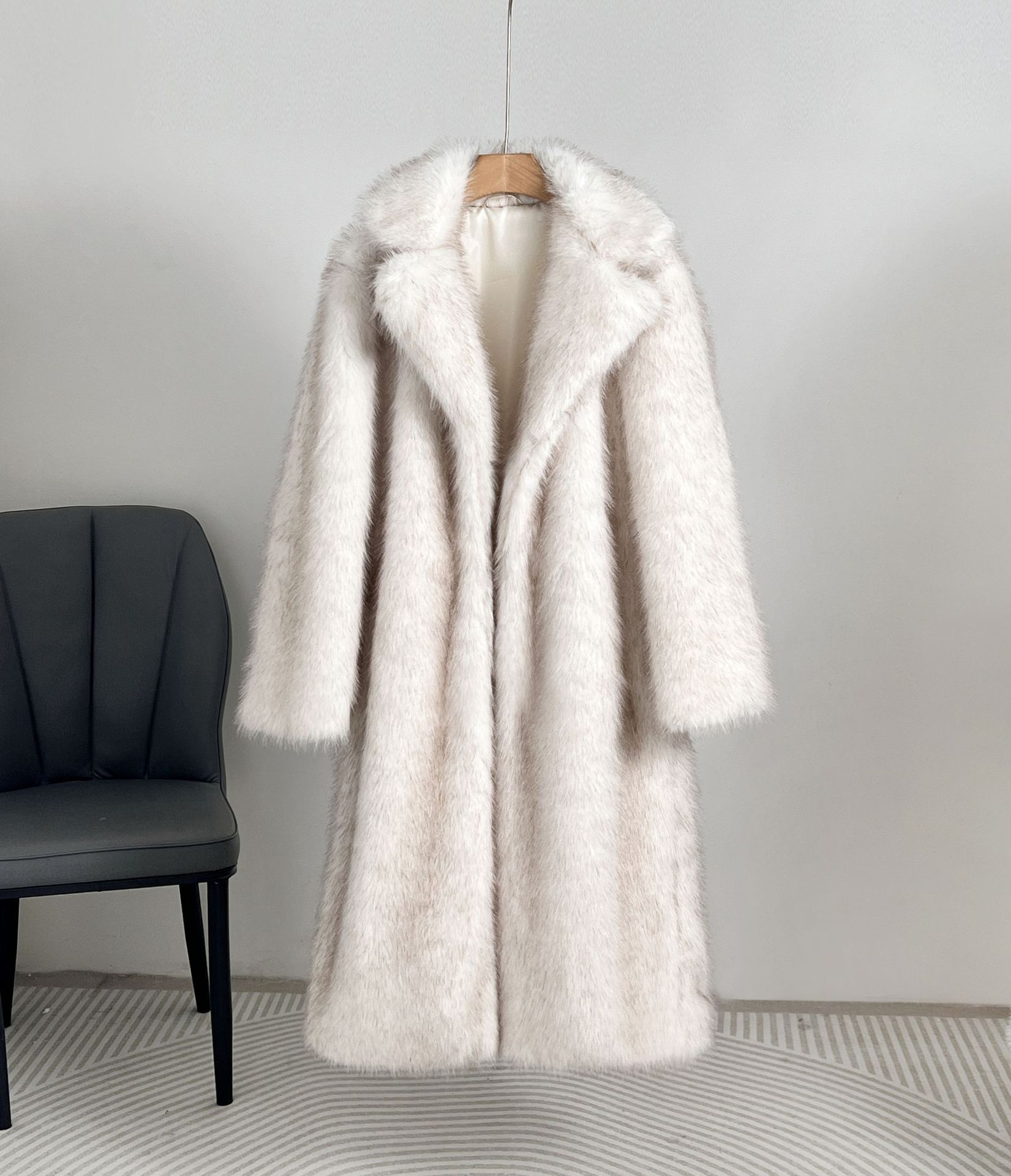 Winter Extended Imitation Fur Overcoat - Stylish & Warm