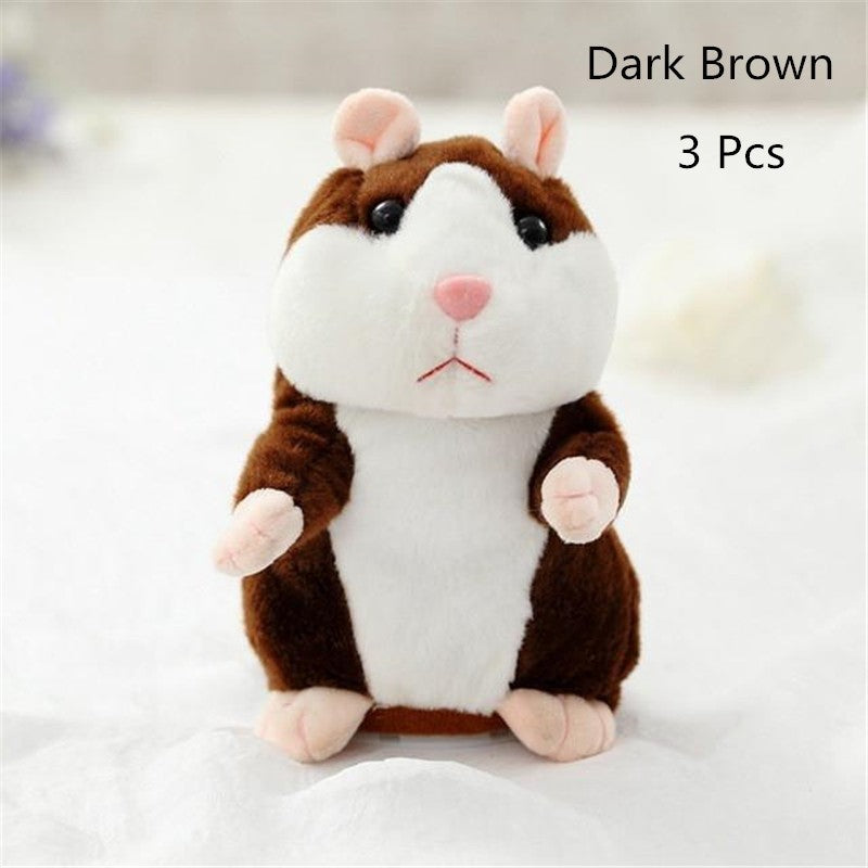 15CM Talking Hamster Toy | Fun Repeating Plush for Kids