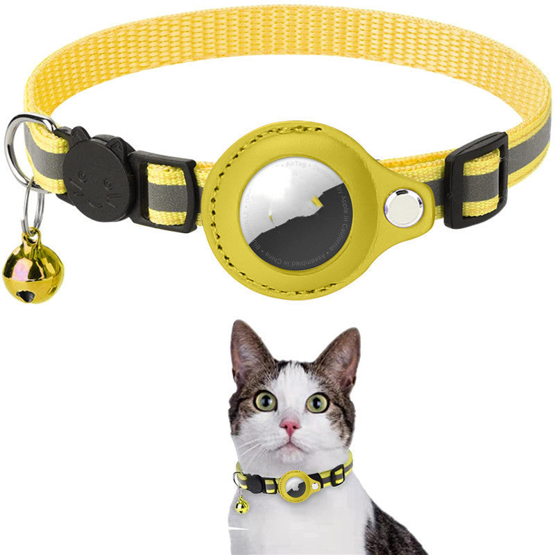 Reflective Waterproof Airtag Holder Collar | Safe for Cats & Dogs