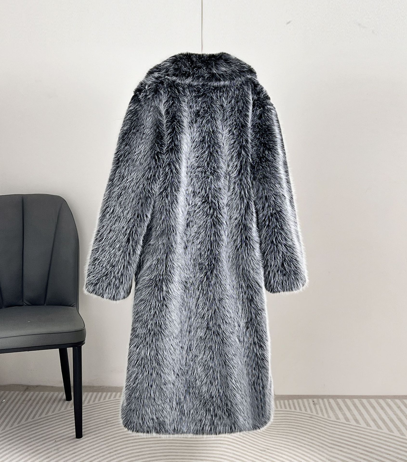 Winter Extended Imitation Fur Overcoat - Stylish & Warm