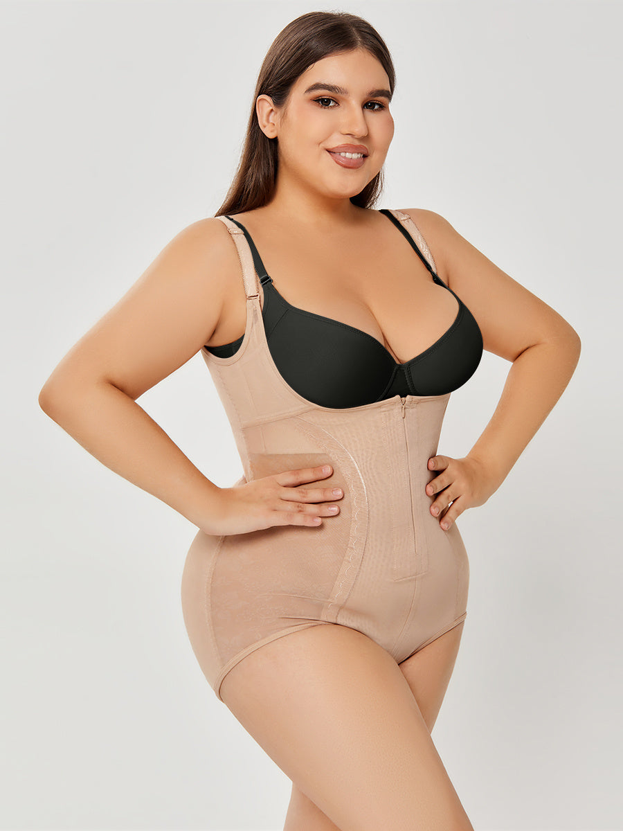 Tummy Control Shapewear Bodysuit - Slim Body Shaper