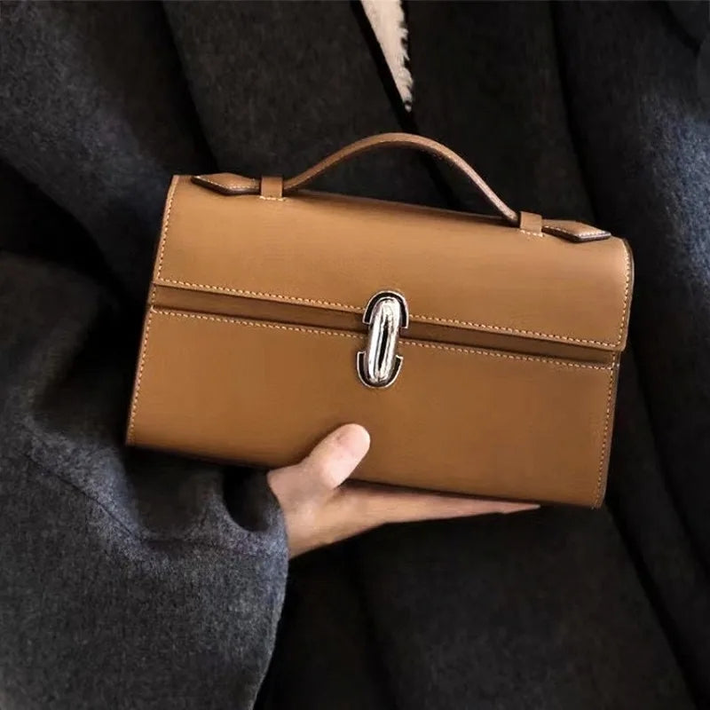 Chic Square Vintage Handbag – Retro Women’s Purse
