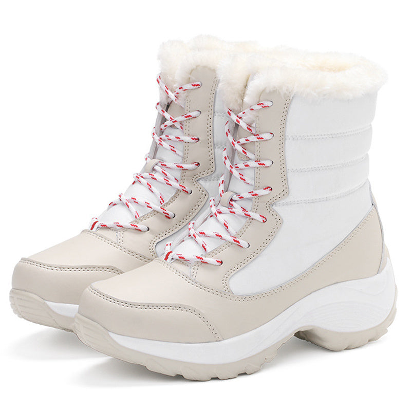 Women’s Plush Warm Ankle Snow Boots - Winter Shoes