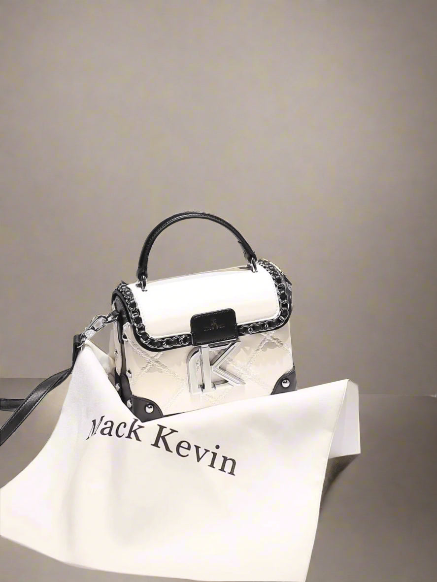 Chic Contrast Color Handbag Stylish